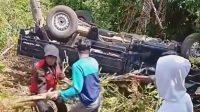 Mobil Pikap yang Ditumpangi Mahasiswa KKN Unhas Kecelakaan di Bantaeng