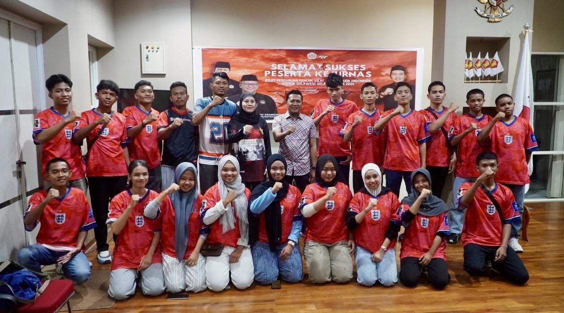 Sultan Tajang Lepas Atlet PPS SMI Sulsel, Bidik Hasil Terbaik di Kejurnas